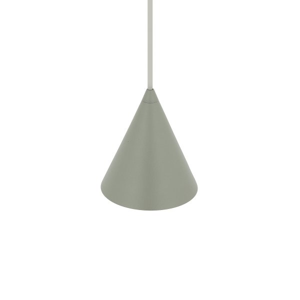 Zielona lampa wisząca stożkowa ZENITH XS sage green 11492 Nowodvorski Lighting