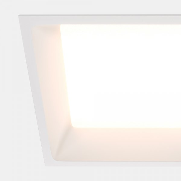  Lampa wbudowana wpuszczana w sufit LED kwadratowa aluminiowa biała Okno MAYTONI DL056-18W4K-W