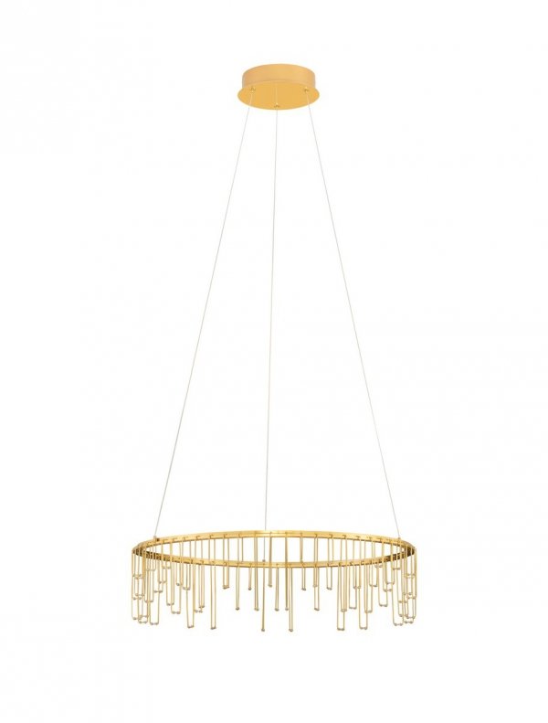 Elegancka Złota Lampa Wisząca w Kształcie Okręgu Glamour Luces Exclusivas HUARAZ LE44455