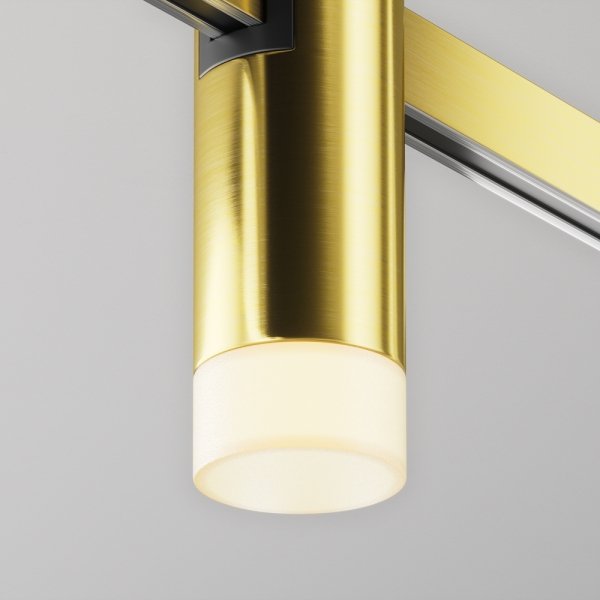 Ścieżka świetlna lampa szynowa tuba LED aluminium mosiądz Skim MAYTONI TR145-1-3W2.7K-W-BS-DE