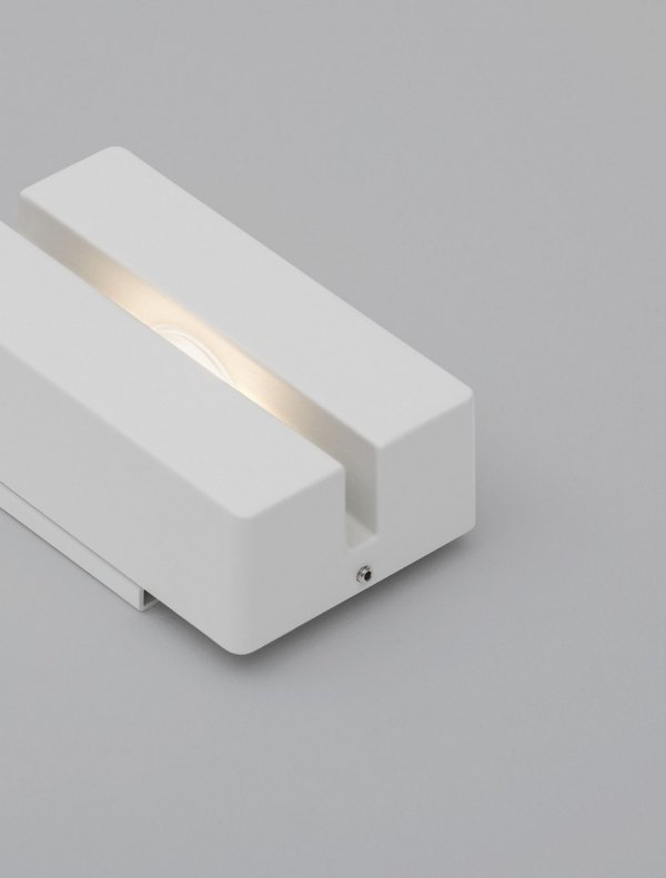 Lampa zewnętrzna LED aluminiowa biała minimalistyczna nowoczesna IP65 VILLORA LE75218 Luces Exclusivas
