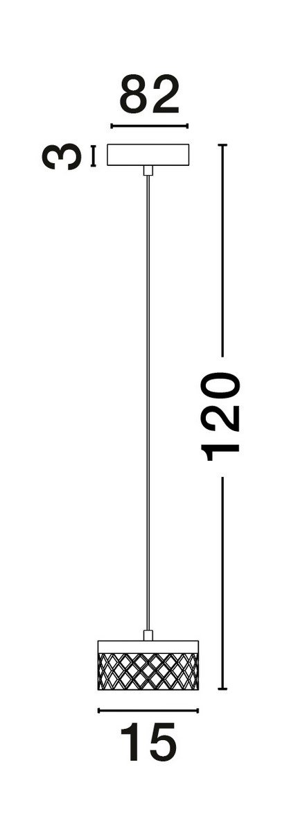 Dekoracyjna lampa wisząca Led MINEROS LE44581 Luces Exlusivas