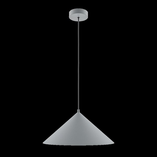 Nowoczesna Lampa Wisząca Basic Colors Maytoni MOD167PL-01GR Stożkowy Kształt Szara