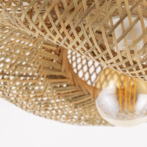 Naturalna Lampa Sufitowa Plafon Z Plecionego Bambusa W Stylu Boho HAVANA L 11172 Nowodvorski Lighting