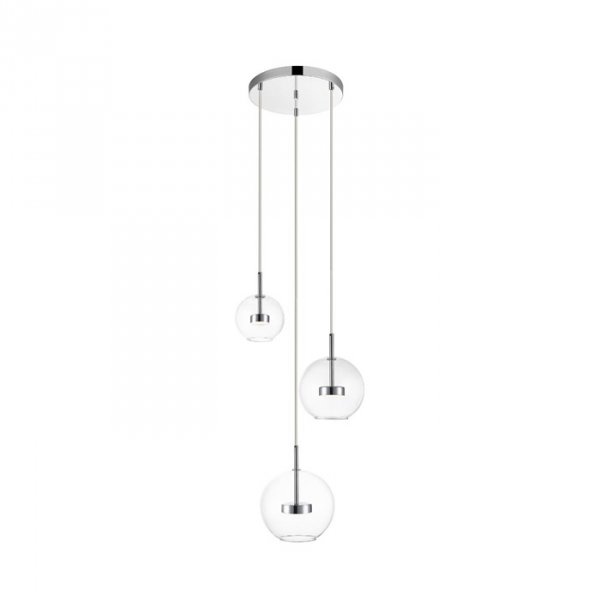P0428-03L-F4AC ENCELADUS LAMPA WISZĄCA CHROME