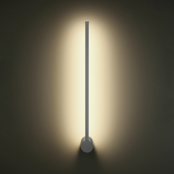 Lampa ścienna kinkiet LED listwa metalowy biały elegancki klasyczny minimalistyczny uniwersalny 60 cm SPARO ST-10669W1 white Step Into Design