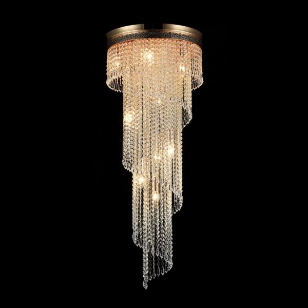 MAYTONI PLAFON KRYSZTAŁOWY KASKADA GLAMOUR CHANDELIER CASCADE DIA522-CL-12-G 