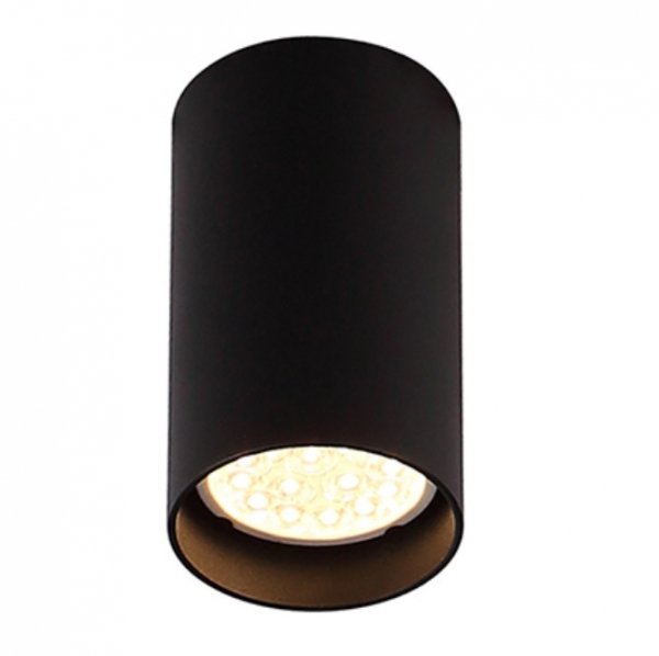 Lampa sufitowa tuba czarna PET round MAXLIGHT C0142