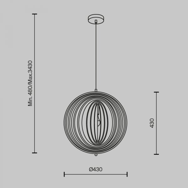Lampa wisząca designerska rustykalna jasny brąz nad stół do jadalni do salonu ozdobna regulacja wysokości Roots MAYTONI MOD197PL-01W