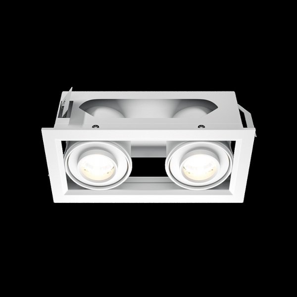 Biała Oprawa Wpuszczana Downlight Metal Modern Maytoni DL093-02-10W3K-W