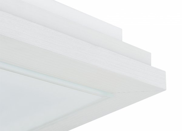 Lampa sufitowa plafon kwadratowy 52cm drewniany klasyczny nowoczesny minimalistyczny biały TABOR 1870 Argon