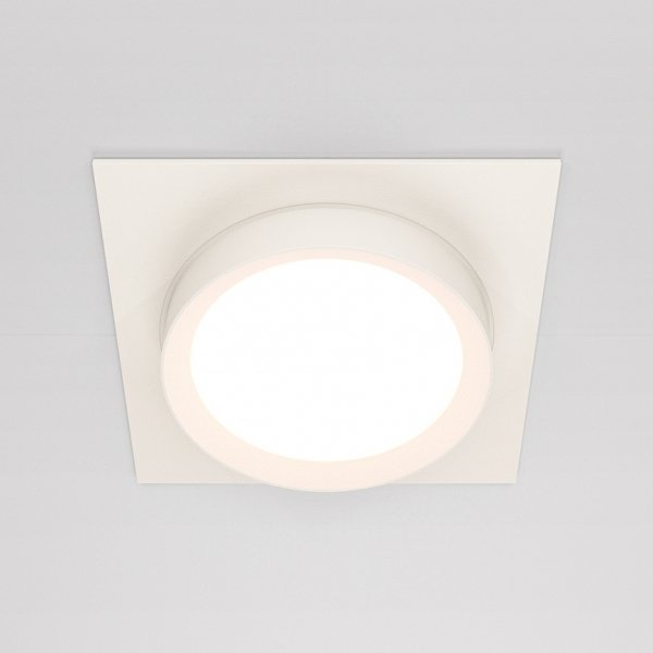 Kwadratowa Oprawa Wpuszczana Downlight Hoop Maytoni DL086-GX53-SQ-W