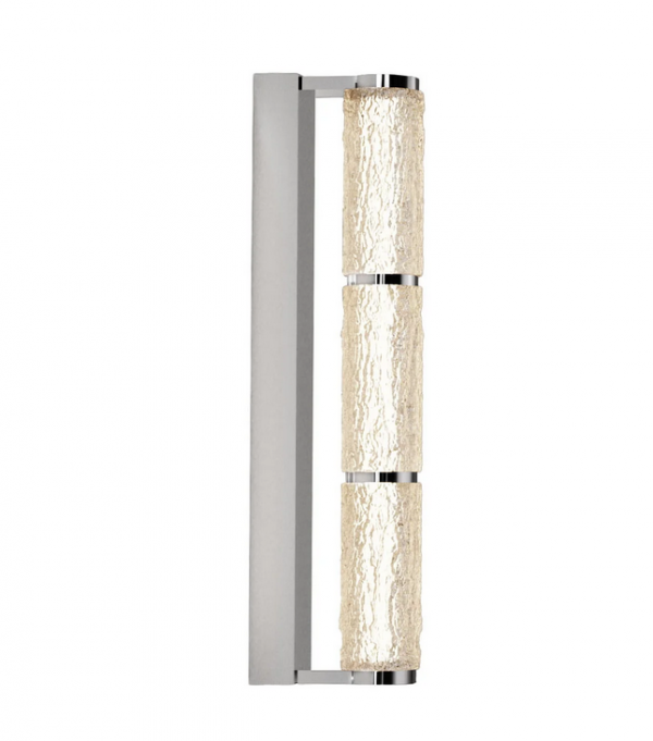 Kinkiet chromowany dekoracyjny LED 14W podłużny 46cm designerski nowoczesny Maxlight LOVE W0423 