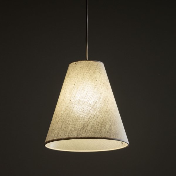 Beżowa lampa wisząca abażurowa nowoczesna minimalistyczna ponadczasowa dekoracyjna elegancka CONEA 11202 TK-LIGHTING