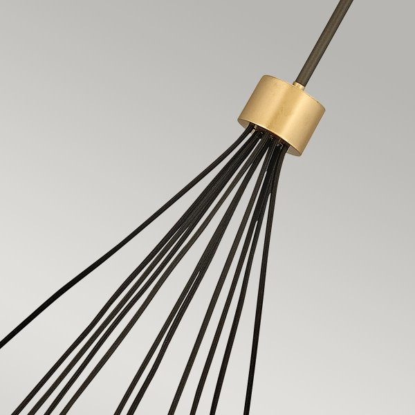Lampa wisząca Astrid geometryczna 11 źródło światła odsłonięte żarówki HK-ASTRID-11P HINKLEY