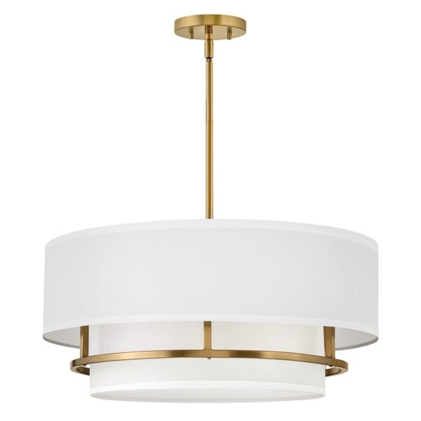 Lampa wisząca Graham Hinkley HK-GRAHAM-L-LCB Lakierowany mosiądz w stylu Art Deco