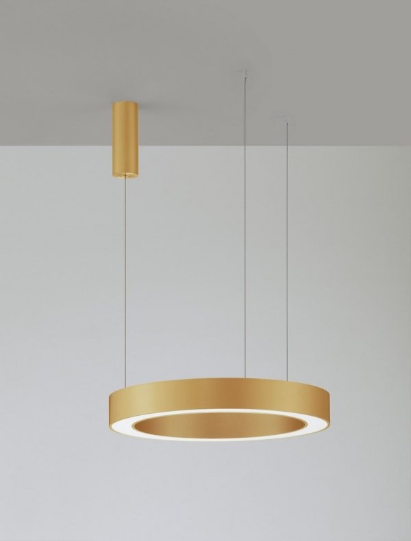 Lampa Wisząca Ring Złoty Okrąg Ledowy SONORA LE42809 LUCES EXCLUSIVAS