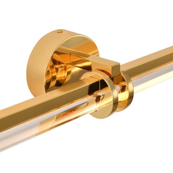 Lampa ścienna kinkiet LED listwa metalowy złoty połysk elegancki klasyczny minimalistyczny uniwersalny LOVELY ST-DN1621-GOLD Step Into Design