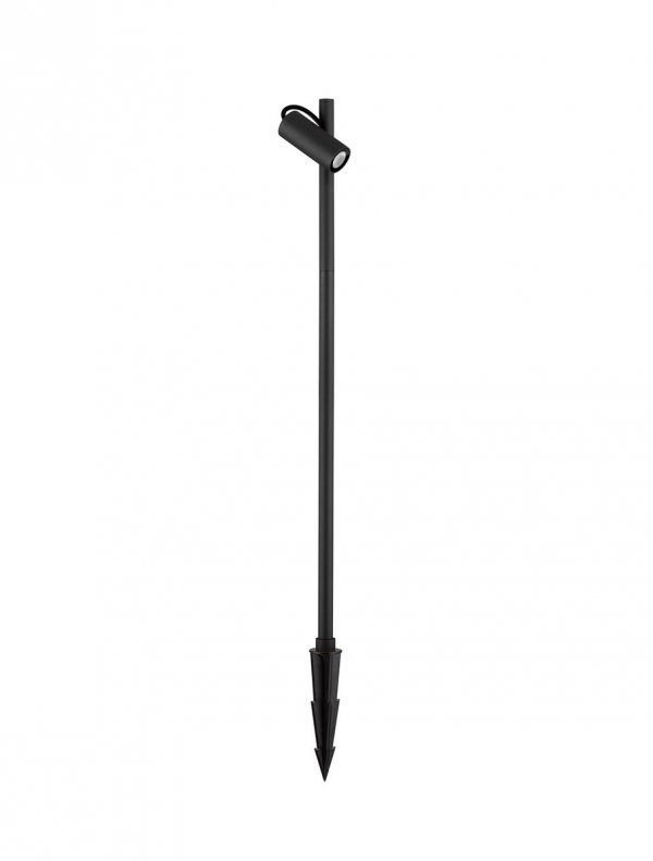 Lampa ogrodowa słupek LED aluminiowa czarna tuba minimalistyczna klasyczna IP65 SALVIRA LE75166 Luces Exclusivas