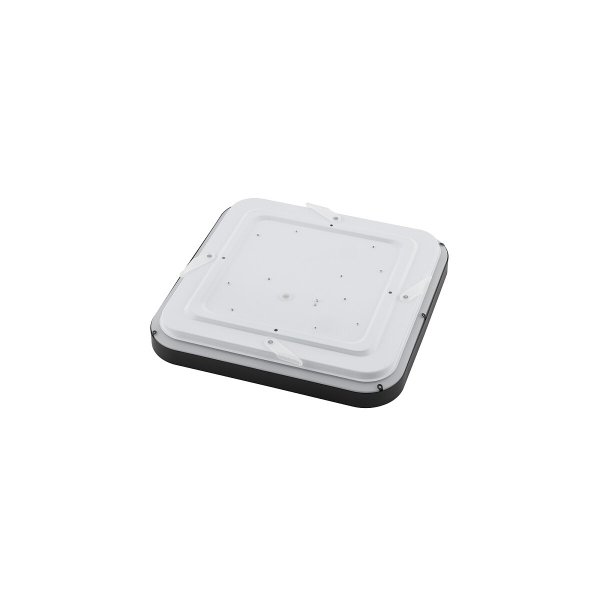 Czarny kwadratowy Plafon Sufitowy Do Łazienki IP44 Nowodvorski Lighting AGNES SQUARE LED PRO black S 3000K 10983