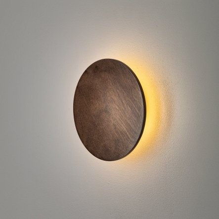 Nowoczesny Drewniany Kinkiet Ścienny RING TIMBER LED S 11288 Nowodvorski Lighting