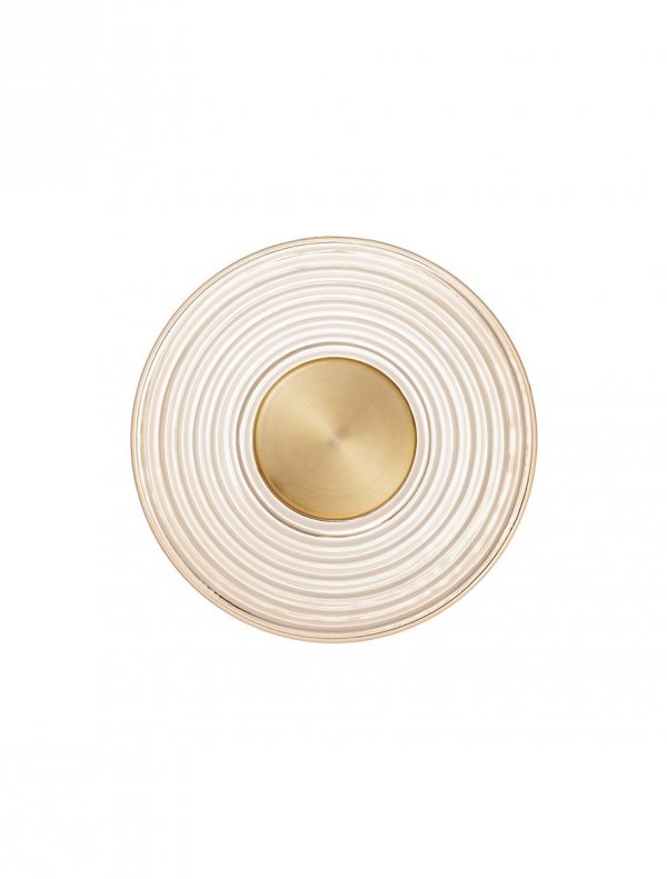 Designerski nowoczesny kinkiet ścienny złoty element BERMUDEZ LE44929 Luces Exclusivas