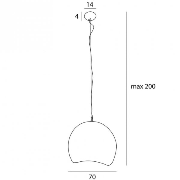 Nowoczesna Minimalistyczna Biała Lampa Wisząca PIERRE P0534 MAXLIGHT