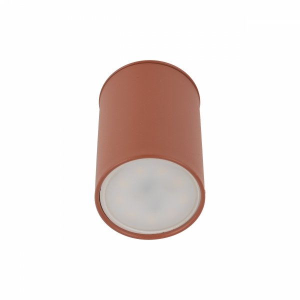 Nowoczesna oprawa sufitowa tuba kolor ceglany reflektor spot minimalistyczna uniwersalna klasyczna TOP 11337 TK-Lighting