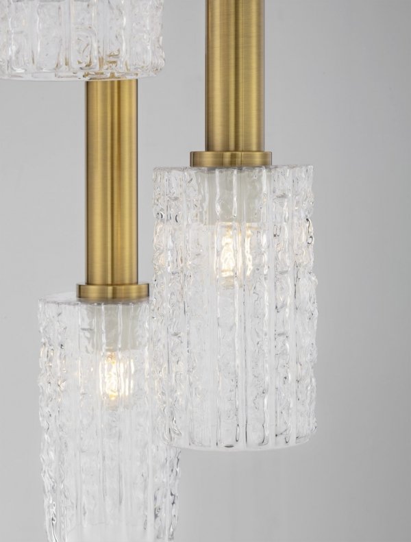 Nowoczesna Lampa Wisząca Glamour Szklany Klosz OROYA LE44337 LUCES EXCLUSIVAS