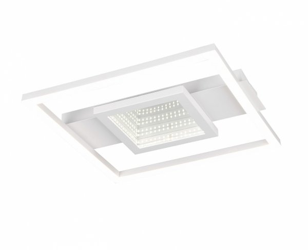Nowoczesna lampa sufitowa LED biała metalowa prostokąt kwadrat klasyczna minimalistyczna designerska WHEELER R64801931 Rl