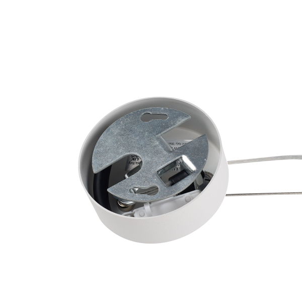 LAMPA WISZĄCA SZKLANA KULA BIAŁA MAPA SP1 D40 IDEAL LUX 032139
