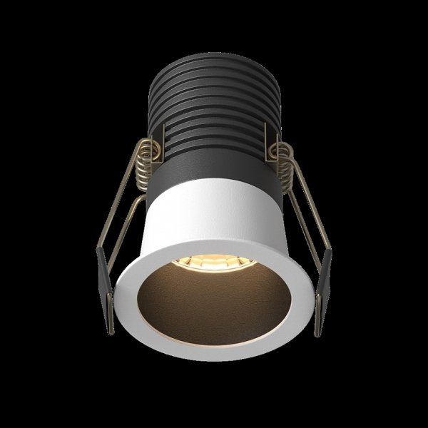 Biała Nowoczesna Oprawka Wpuszczana Downlight Minor Maytoni DL089-9W3K-BW LED 9W