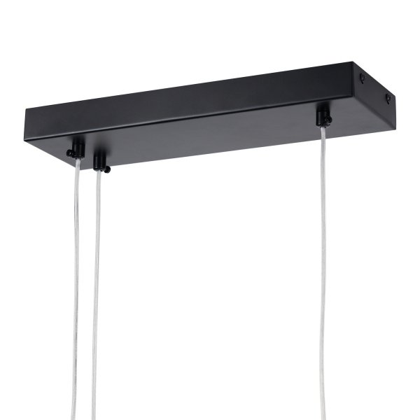 Czarna dekoracyjna nowoczesna lampa wisząca LED NEW AGE MP0082-L120 Step Into Design