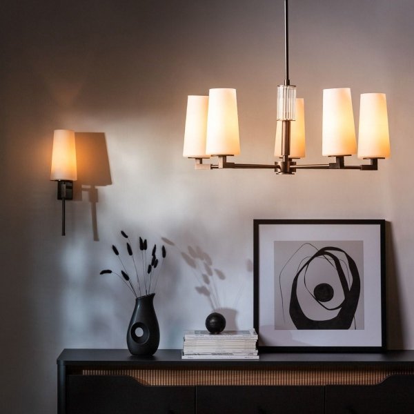 Lampa wisząca 1246 VINCENZA Czarny Elegancki Żyrandol Zuma Line