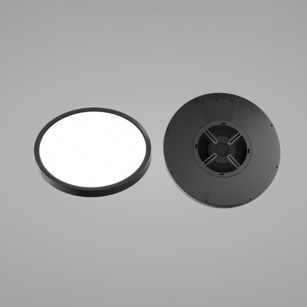 Czarna Nowoczesna Okrągła Lampa Wisząca LED CALVI PND-35263-400R-32W-BL ITALUX