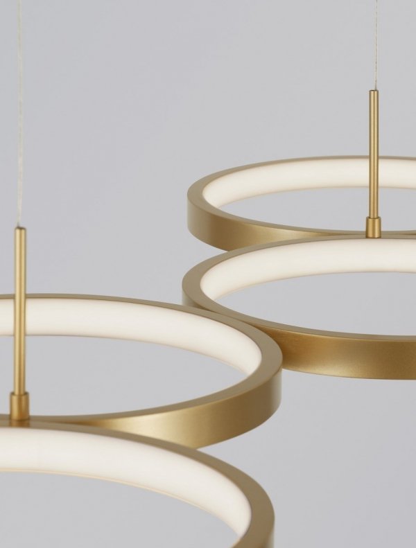 Lampa Wisząca Obręcze Złote GARCIA LE42828 LUCES EXCLUSIVAS 