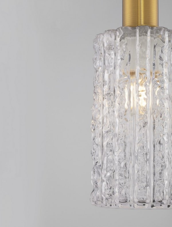 Nowoczesna Lampa Wisząca Glamour Szklany Klosz OROYA LE44335 LUCES EXCLUSIVAS