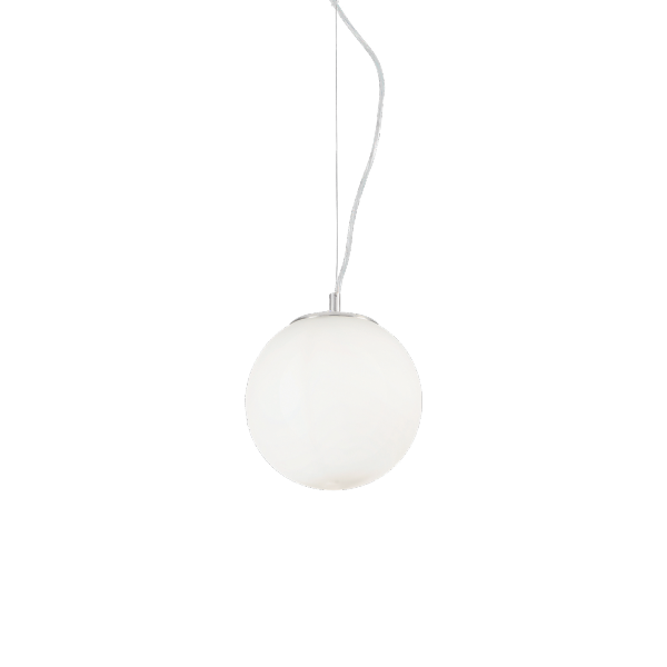 Lampa Wisząca Okrągła Biała Sfera MAPA BIANCO SP1 D20 009148 IDEAL LUX