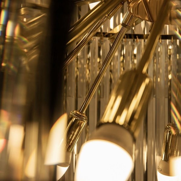 Żyrandol LUXE 18006-69 Zuma Line Premium | Kryształowa Lampa Wisząca kaskadowa