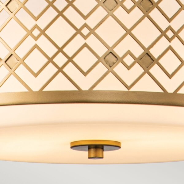 Designerska lampa wisząca Ziggy Elstead Lighting ZIGGY-2P-M-LG Lakierowane złoto