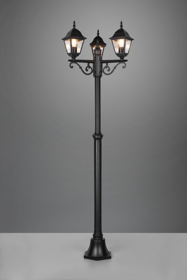 Lampa Ogrodowa Klasyczna Czarna LIVENZA 405760332 TRIO