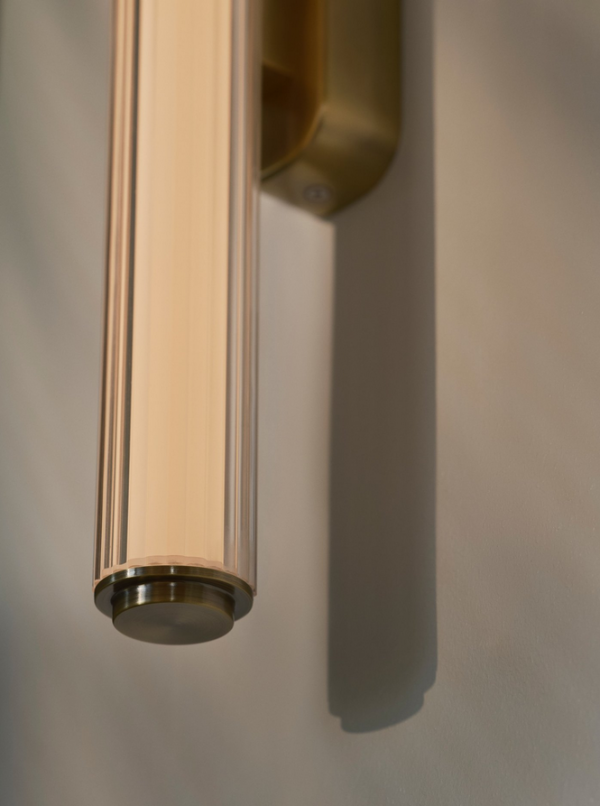 Kinkiet Nordlux Virelle 50 Brass 2610241035 LED mosiądz IP44 łazienkowy