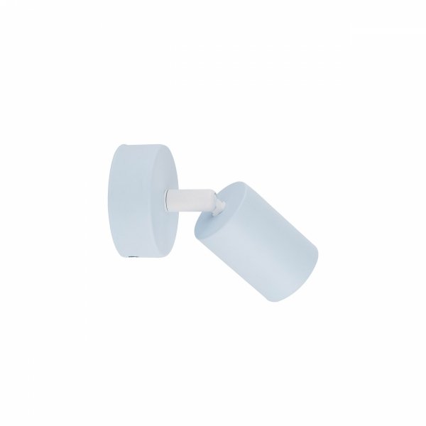 Nowoczesna oprawa ścienno sufitowa do pokoju dziecięcego niebieska tuba reflektor spot kinkiet LIVIA BLUE 10221 TK-Lighting