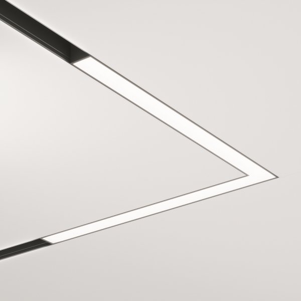 Ścieżka świetlna listwa LED do szynoprzewodu magnetycznego aluminium czarny Basis MAYTONI TR042-2-24W4K-1