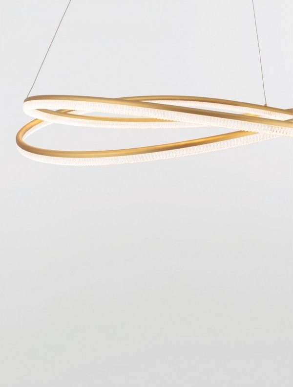 Nowoczesna Lampa Wisząca Złota LED ILAVE LE44324 LUCES EXCLUSIVAS