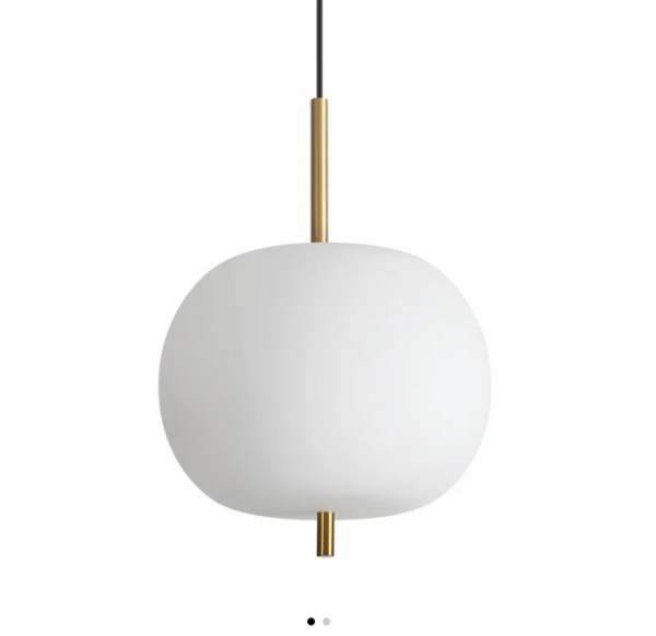 Designerska złota lampa wisząca UMILE-1 SP1 IDEAL LUX 314969