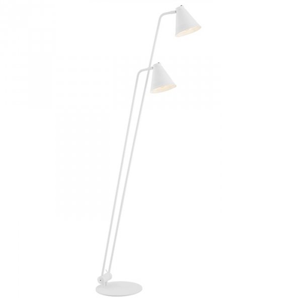 Biała Lampa Stojąca Podłogowa Vintage AVALONE 7076 ARGON