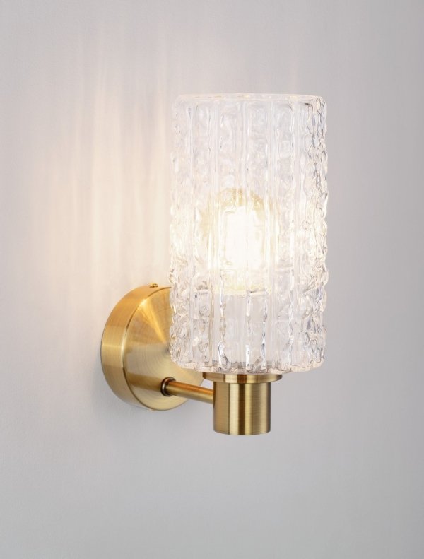 Nowoczesny Kinkiet Ścienny Glamour Szklany Klosz OROYA LE44339 LUCES EXCLUSIVAS