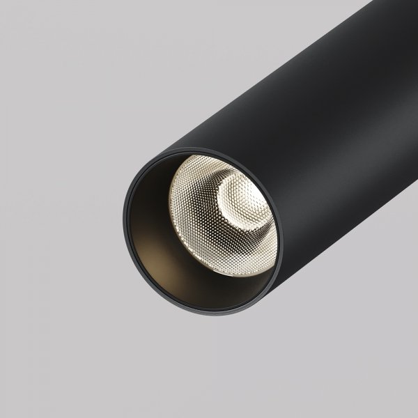 Lampa sufitowa plafon spot LED nowoczesna regulowana tuba aluminium czarny Focus T MAYTONI C141CL-L125-6W3K-B