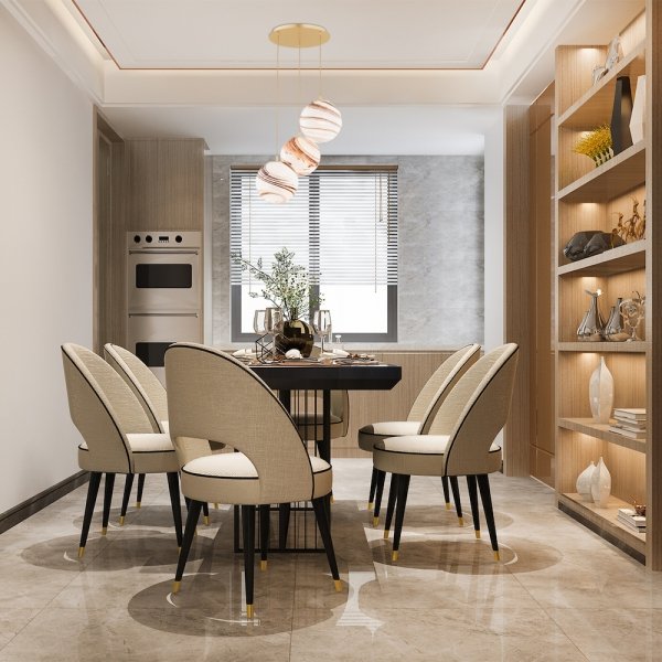 Lampa wisząca 3-płomienna nowoczesna biało-brązowy marmur szklane kule mosiądz szczotkowany na okrągłej podsufitce ARUBA 6299 Argon